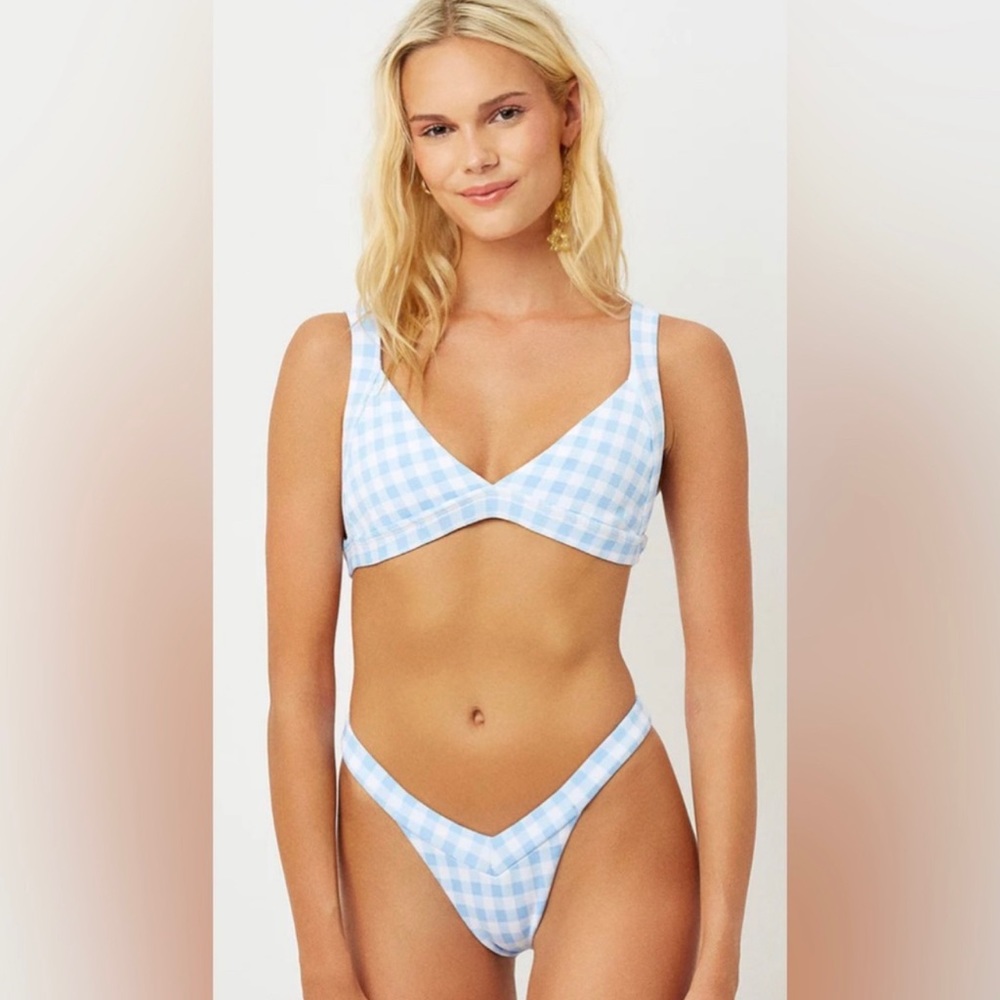 Frankie's Blue Gingnam bikini